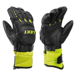 Leki Worldcup Race Flex S Glove Kids’ in Black and Lemon